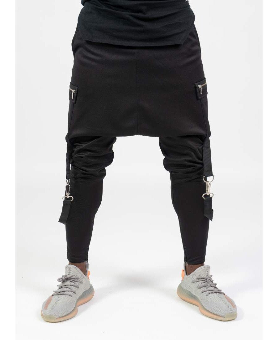 Black trousers with two designs - Fatai Style