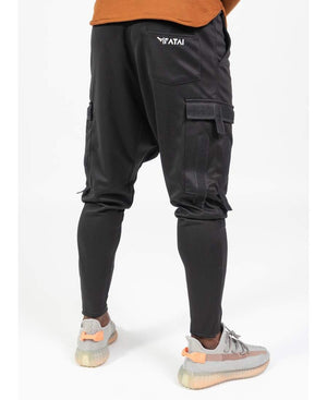 Black trousers with wow side design - Fatai Style