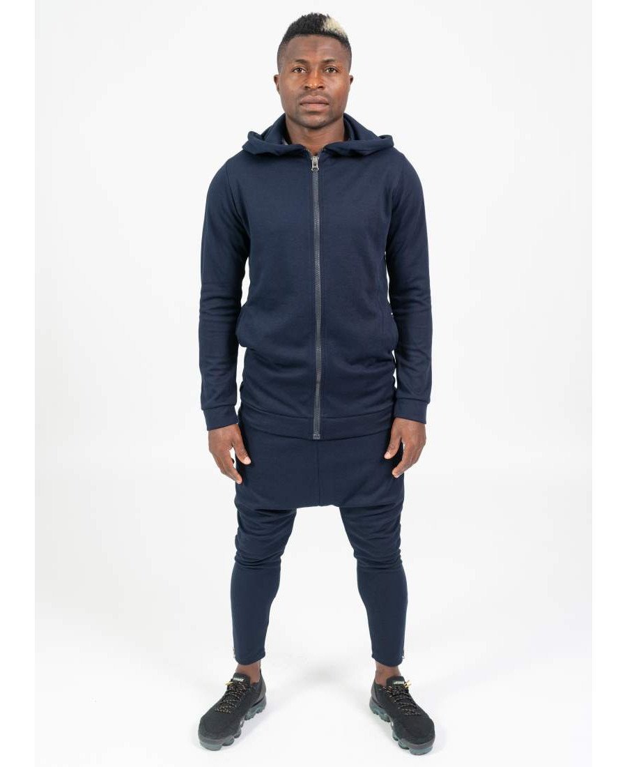 Blue tracksuit with long hood - Fatai Style
