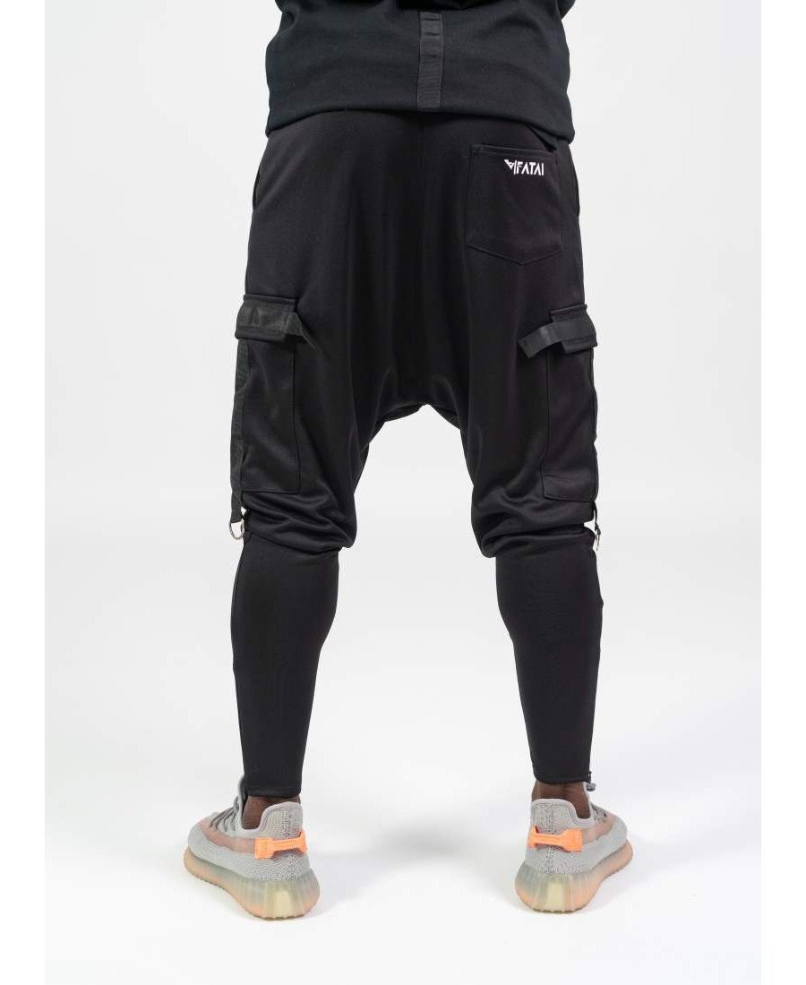 Black trousers with side design - Fatai Style